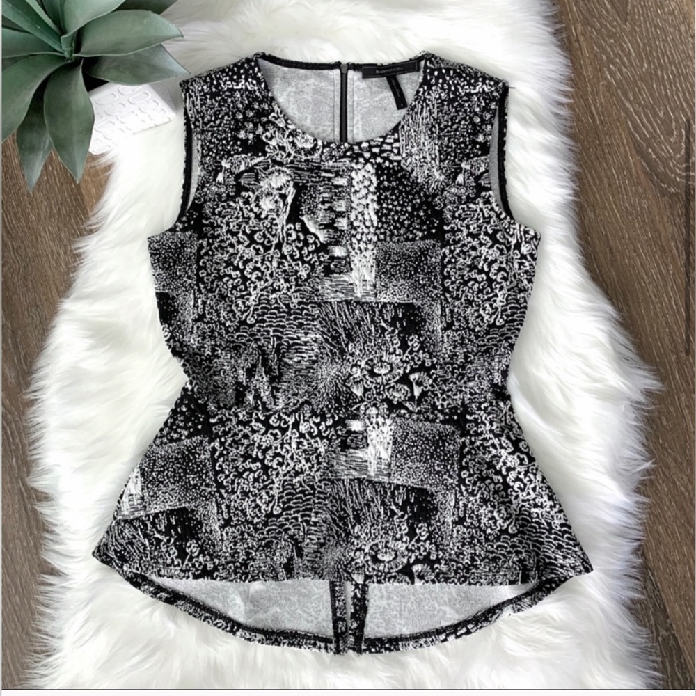 SALE Bcbg Max Azria kimie peplum top